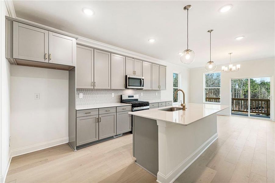 Furnished interior view inside a new home in , Sugar Hill (Image 9).