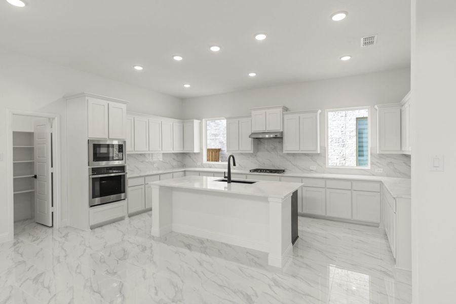 Furnished interior view inside a new home in Sutton Fields, Celina (Image 6).