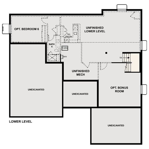 2D floor plan layout for the The Regent by Century Communities in Trails at Smoky Hill | The Preserve, Parker, CO (Image 11).