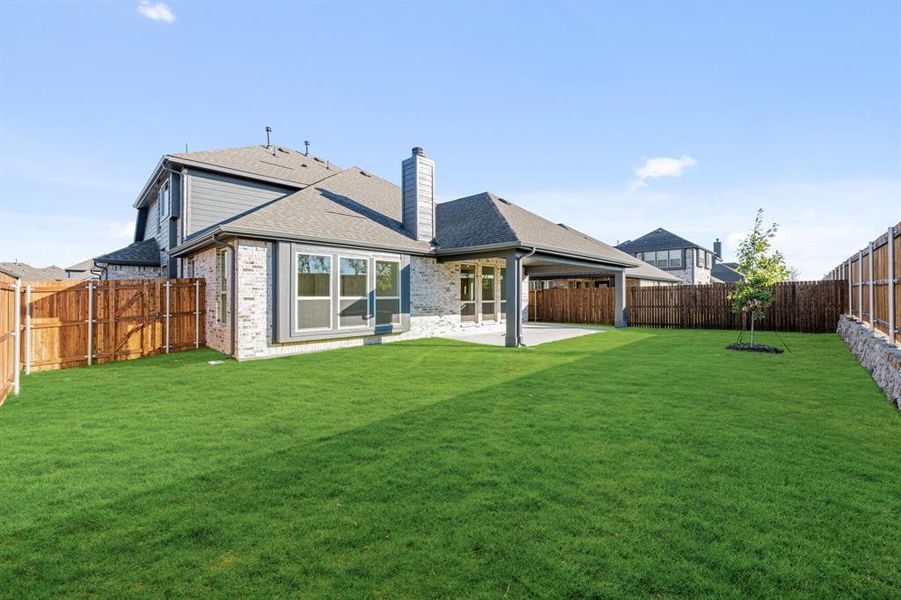 Exterior details and patio area of a home in Bear Creek Classic 60, Lavon (Image 23). Exterior details and patio area of a home in Bear Creek Classic 60, Lavon (Image 23).