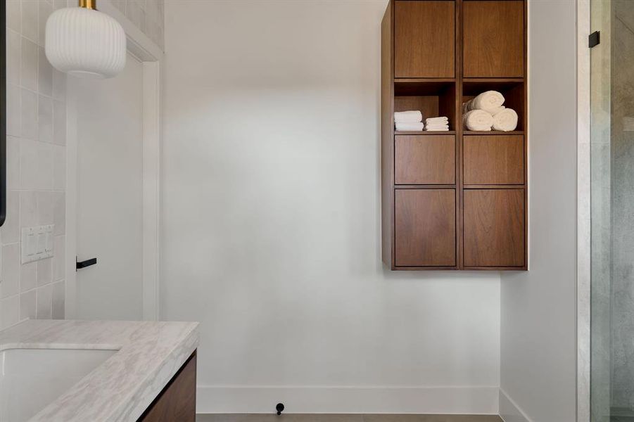 Additional Linen Cabinetry