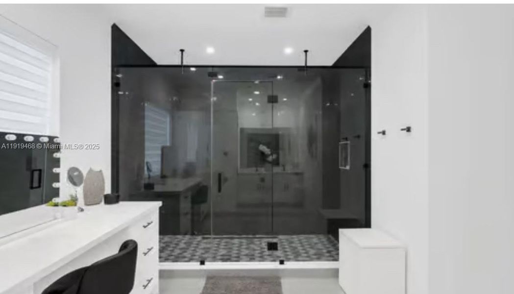 Furnished interior view inside a new home in , Miami (Image 8).