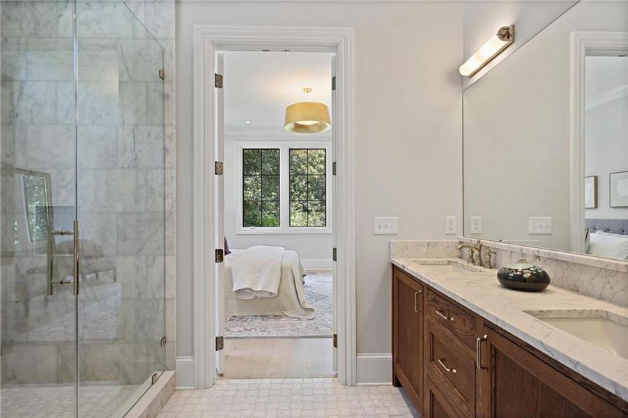 Furnished interior view inside a new home in , Atlanta (Image 14).