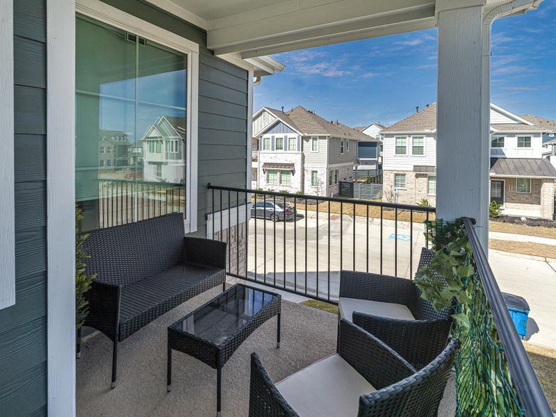 Exterior details and patio area of a home in Bridgeland, Cypress (Image 24). Exterior details and patio area of a home in Bridgeland, Cypress (Image 24).