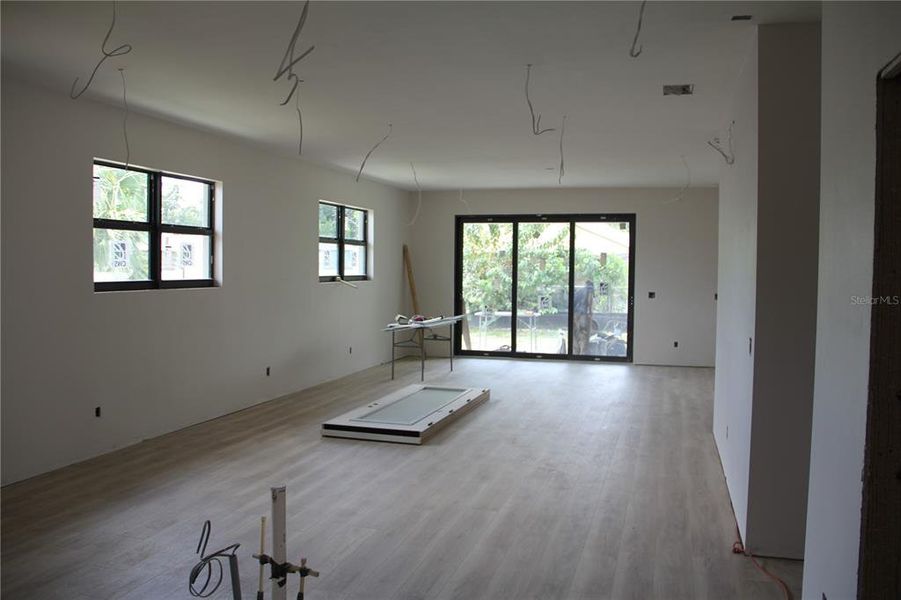 Kitchen + Living Room