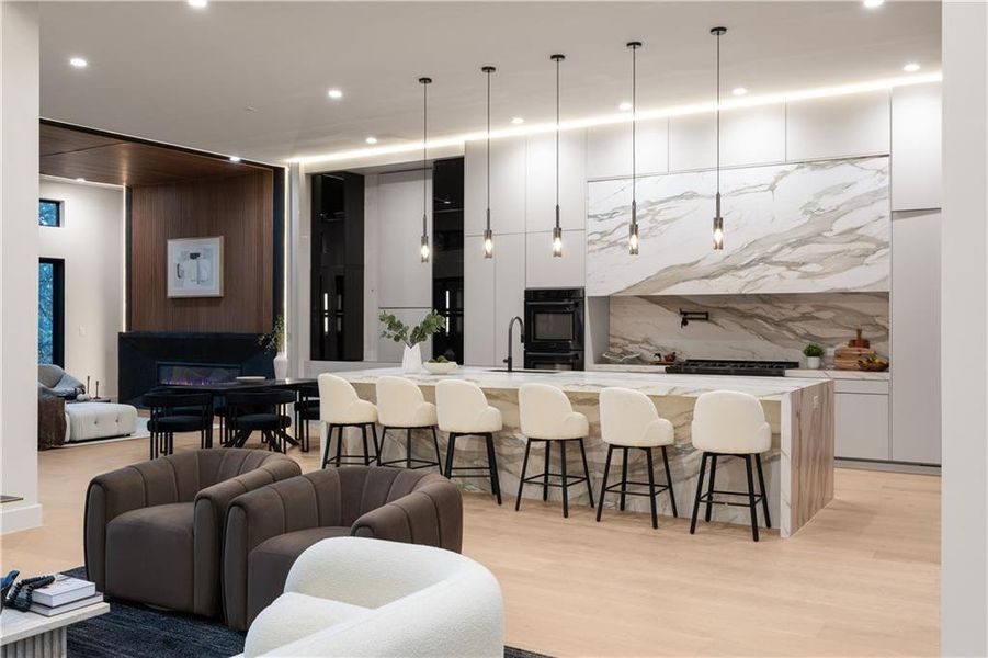 Furnished interior view inside a new home in , Atlanta (Image 33).