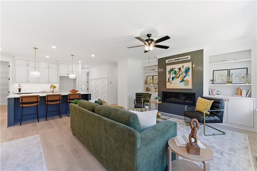 Furnished interior view inside a new home in Sterlington, Canton (Image 17). Furnished interior view inside a new home in Sterlington, Canton (Image 17).