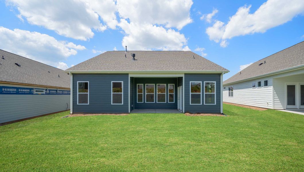 Exterior details and patio area of a home in Williams Ridge, Woodruff (Image 18).