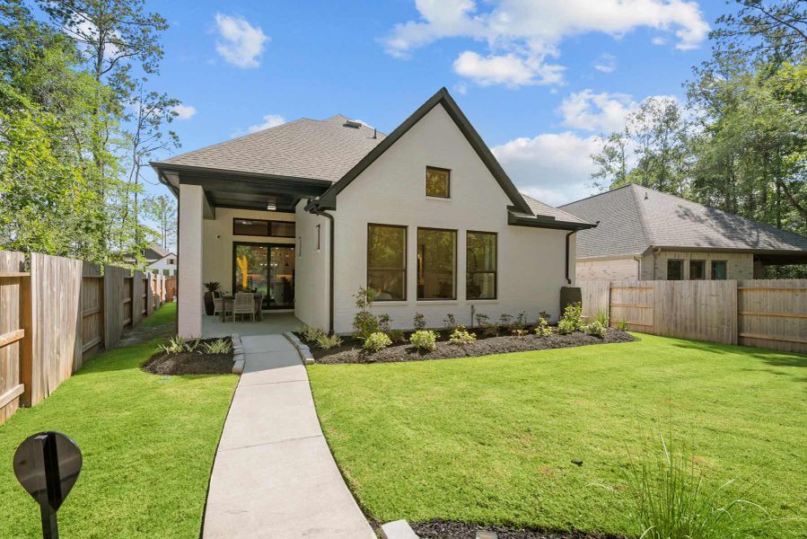 Representative exterior details of a home built from the The Athens by David Weekley Homes in ARTAVIA 45' Homesites, Conroe (Image 4). Representative exterior details of a home built from the The Athens by David Weekley Homes in ARTAVIA 45' Homesites, Conroe (Image 4).