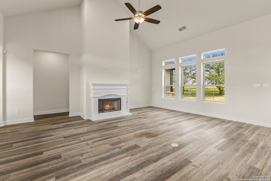 Spacious, unfurnished interior of a new home in Legend Park, Castroville (Image 15). Spacious, unfurnished interior of a new home in Legend Park, Castroville (Image 15).