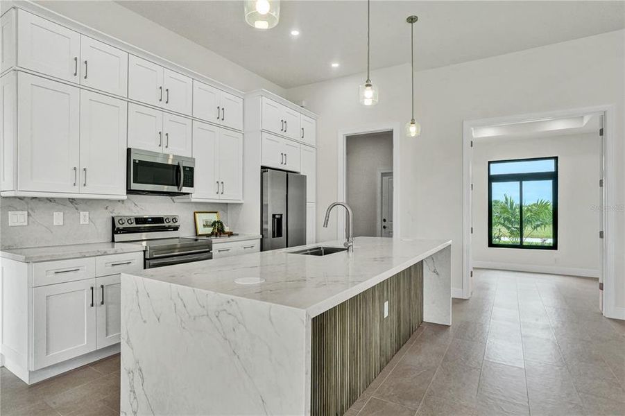 Furnished interior view inside a new home in , Cape Coral (Image 12).