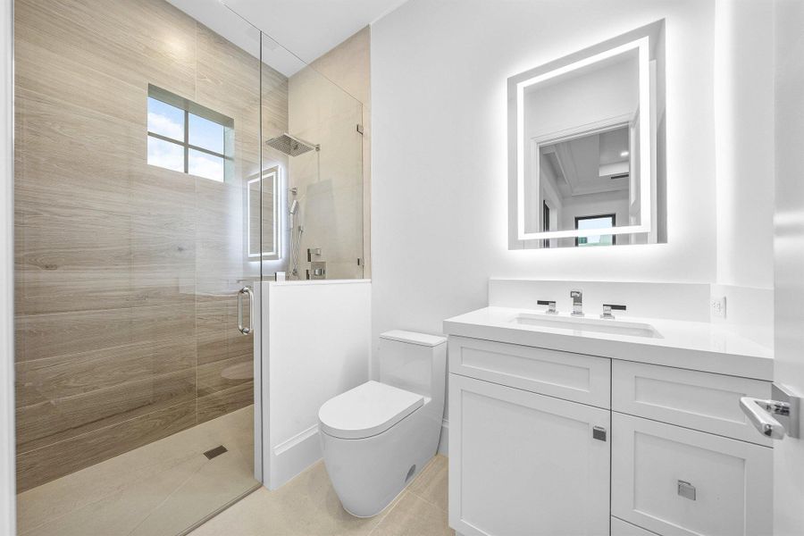 Furnished interior view inside a new home in , Boca Raton (Image 21).