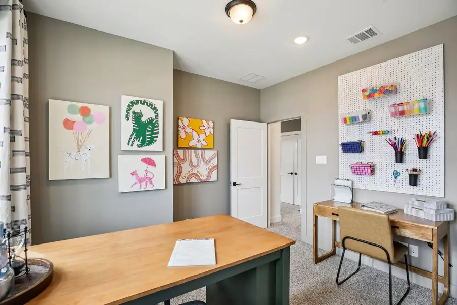 Furnished interior view inside a new home in Bridgeland, Cypress (Image 8).