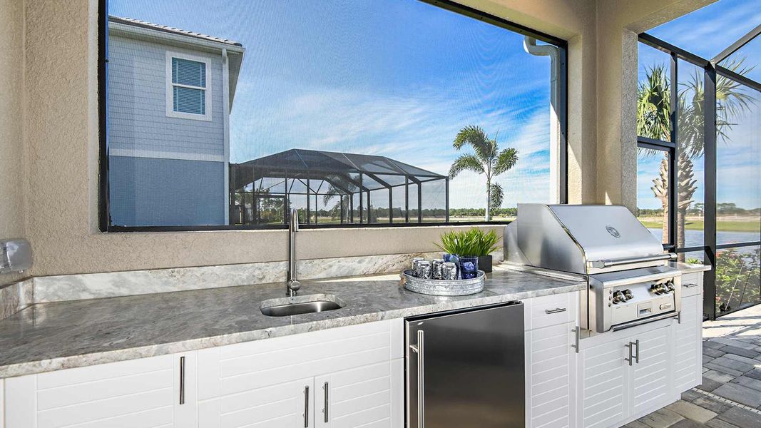 Exterior details and patio area of a home in Grand Park Real Estate and Homes for Sale in Sarasota, FL - Neal Communities, Sarasota (Image 4). Exterior details and patio area of a home in Grand Park Real Estate and Homes for Sale in Sarasota, FL - Neal Communities, Sarasota (Image 4).