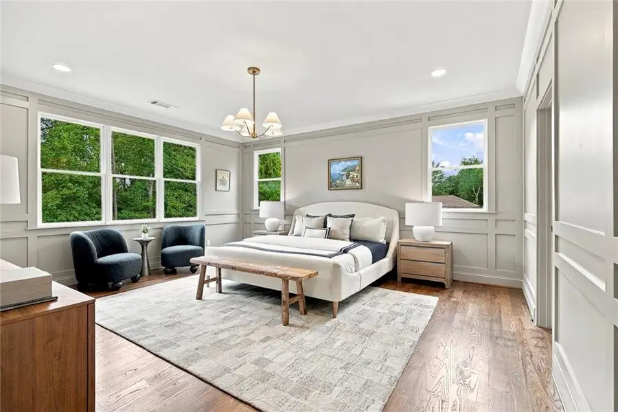 Furnished interior view inside a new home in , Smyrna (Image 71).