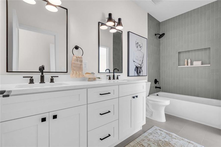 Furnished interior view inside a new home in , Tampa (Image 14).