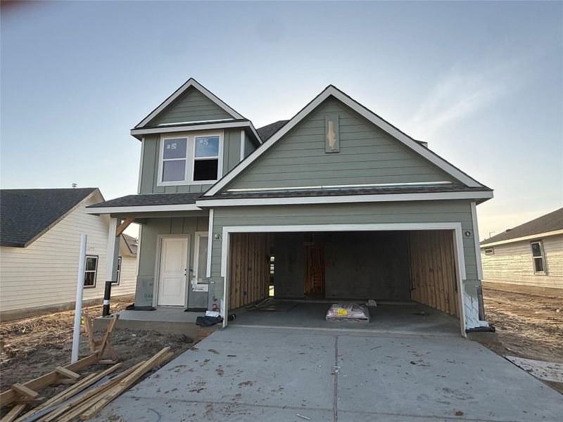In-progress construction of a new home in Midtown Reserve, College Station, TX (Image 18). In-progress construction of a new home in Midtown Reserve, College Station, TX (Image 18).