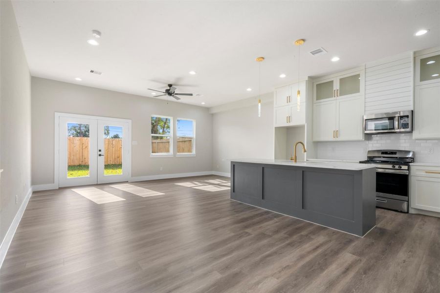 Spacious, unfurnished interior of a new home in , Houston (Image 14). Spacious, unfurnished interior of a new home in , Houston (Image 14).