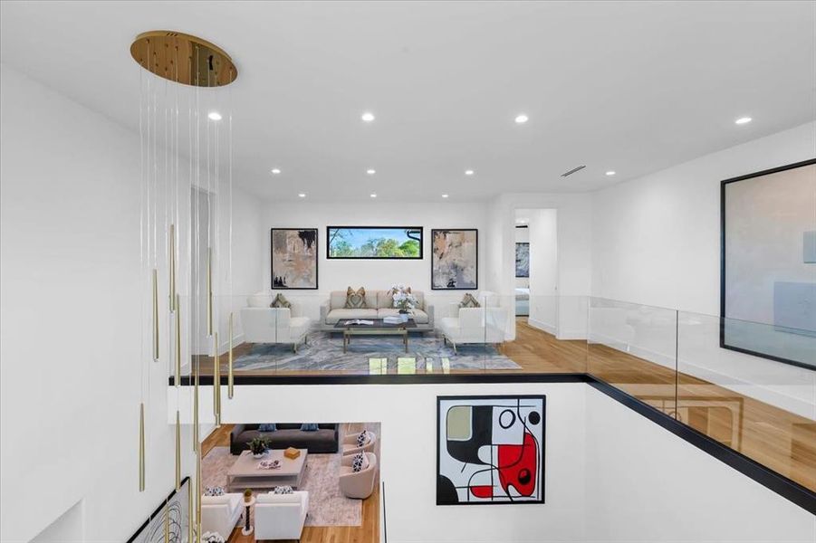 Furnished interior view inside a new home in , Dallas (Image 35).