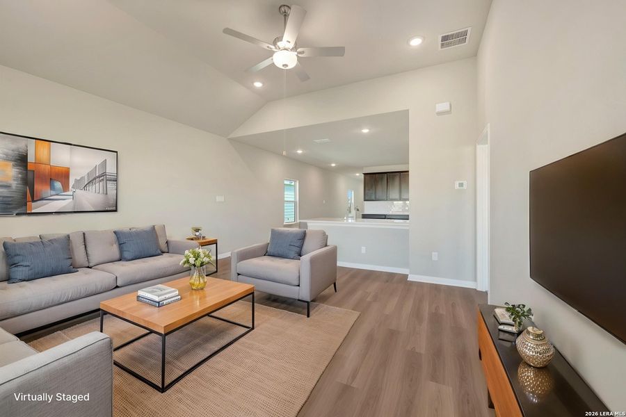 Furnished interior view inside a new home in Park Place, New Braunfels (Image 18).