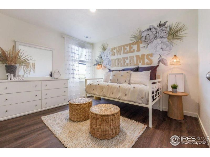 Furnished interior view inside a new home in Fossil Creek Ranch, Windsor (Image 9).