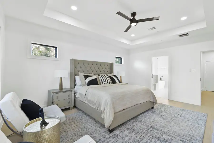 Furnished interior view inside a new home in , Bellaire (Image 8). Furnished interior view inside a new home in , Bellaire (Image 8).