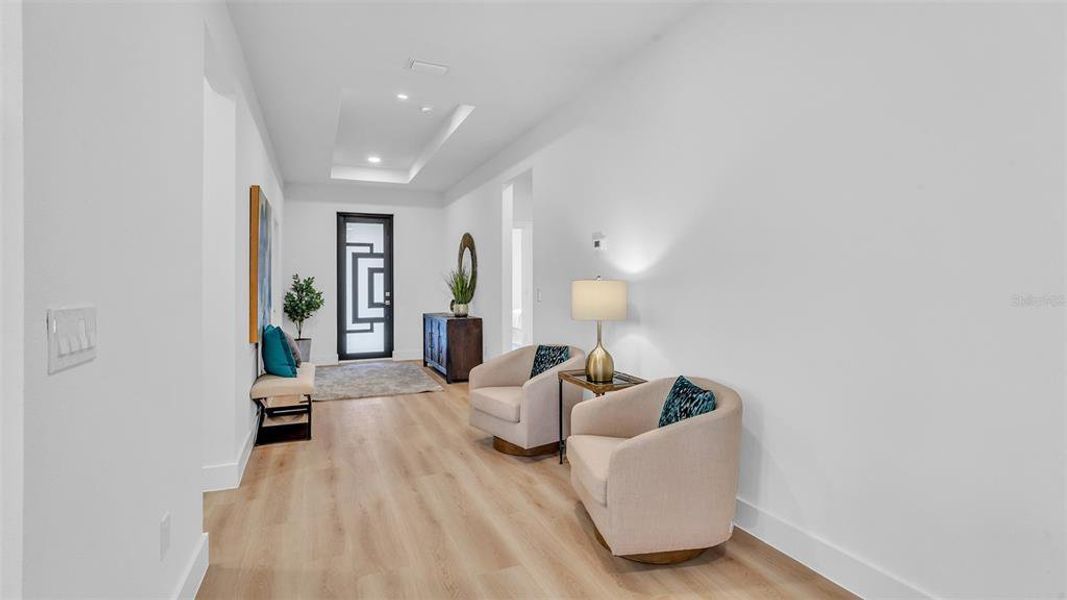 Furnished interior view inside a new home in , St. Petersburg (Image 33).