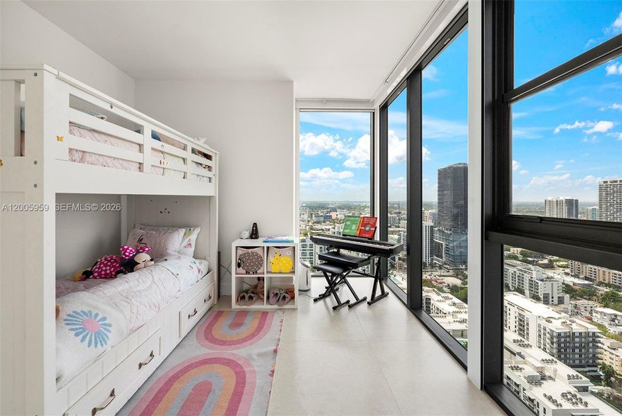 Furnished interior view inside a new home in , Miami (Image 29).