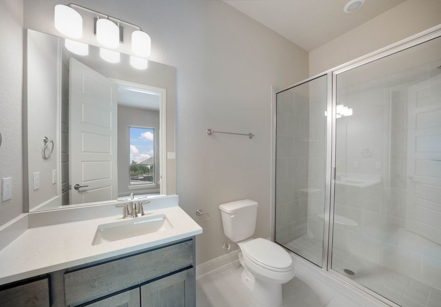 Representative furnished interior of a home built from the The Davinci by Whitestone Custom Homes in Johnson Ranch, Bulverde (Image 10).