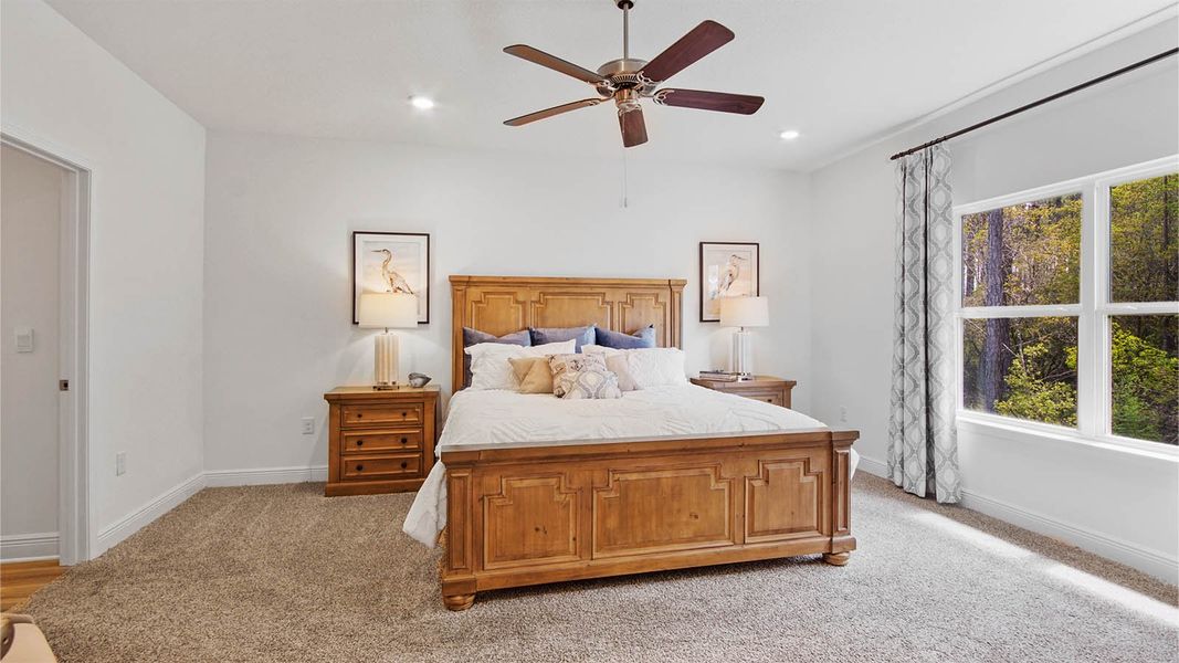 Representative furnished interior of a home built from the Delray by D.R. Horton in Bayside at Ward Creek, Panama City Beach (Image 16). Representative furnished interior of a home built from the Delray by D.R. Horton in Bayside at Ward Creek, Panama City Beach (Image 16).