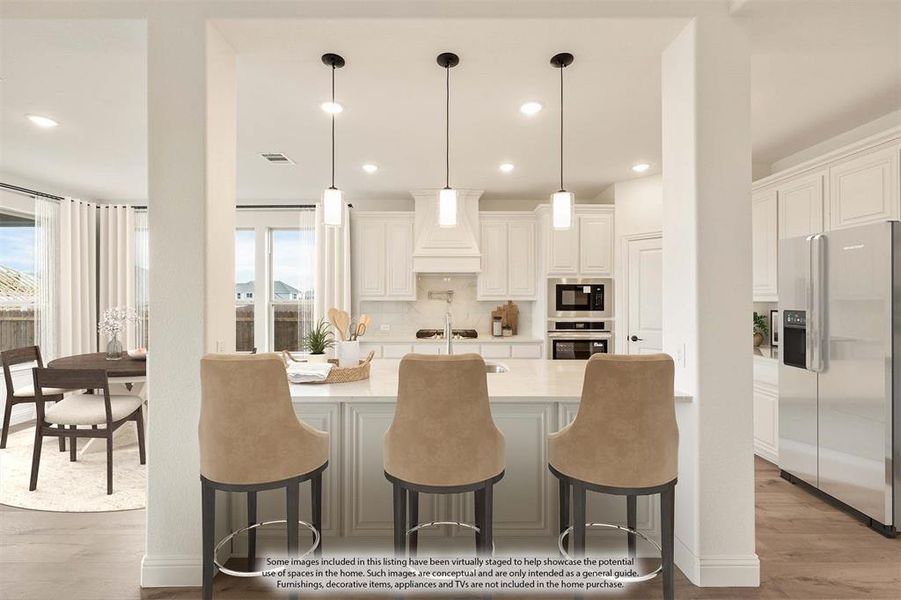 Furnished interior view inside a new home in Hampton Park, Glenn Heights (Image 17).