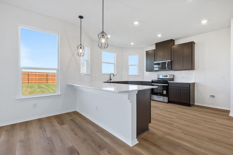 Furnished interior view inside a new home in Salerno - Heritage Collection, Round Rock (Image 12).
