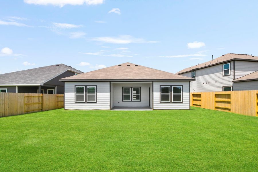 Exterior details and patio area of a home in Maple Woods, Hockley (Image 3).