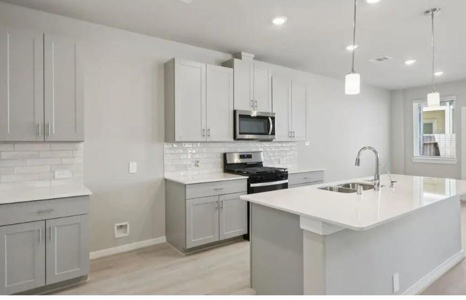 Photo is not of the actual home, but is an inspirational photo of builder’s model home and may depict options, furnishings, and/or decorator features that are not included