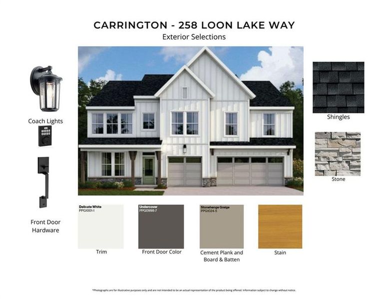 Sample of building materials used in homes in Twin Lakes, Hoschton (Image 4).