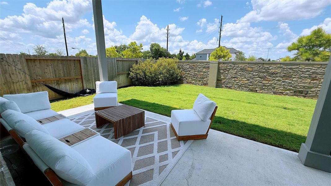Furnished interior view inside a new home in , Fulshear (Image 28).