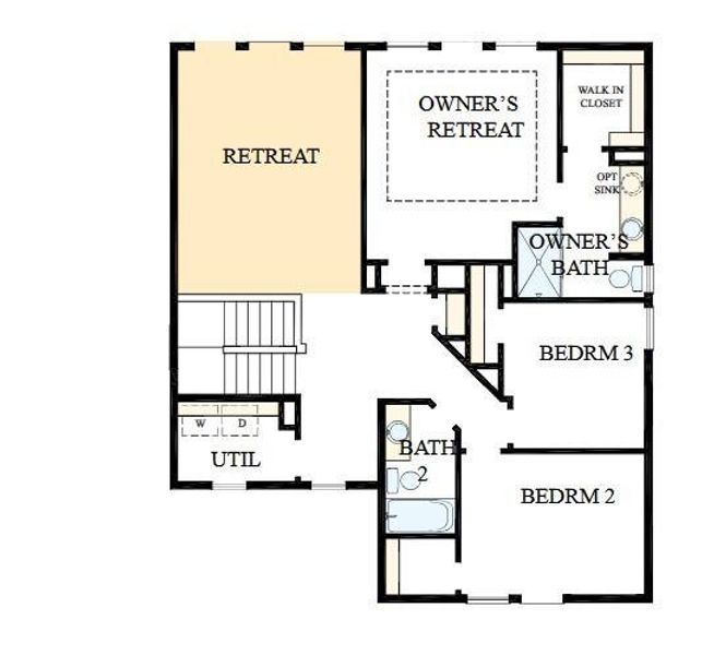 2D floor plan layout of this home in Discover - Select, North Charleston, SC (Image 2). 2D floor plan layout of this home in Discover - Select, North Charleston, SC (Image 2).