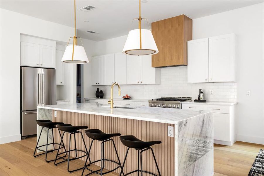 Furnished interior view inside a new home in , Dallas (Image 16).