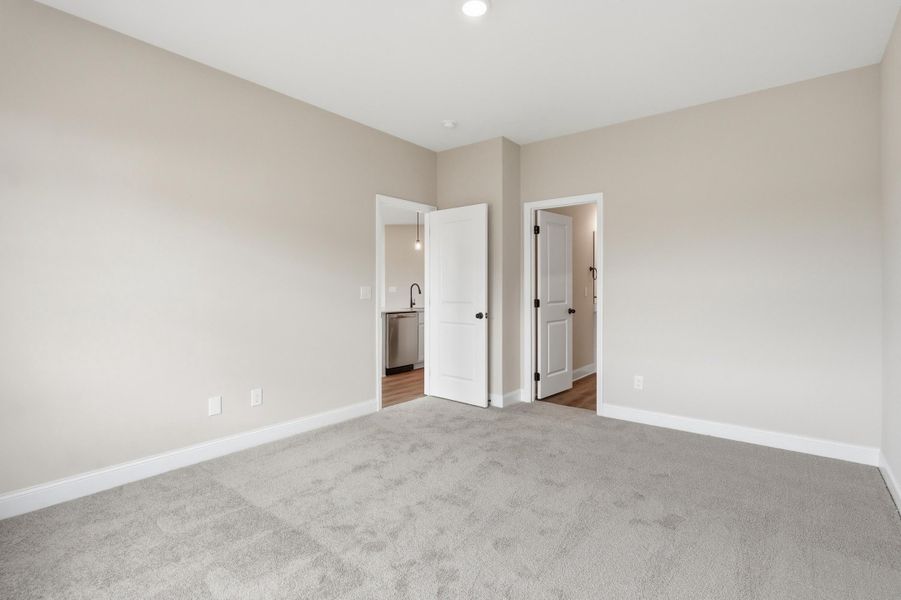 Representative unfurnished interior of a home built from the The Glen A by Davidson Homes LLC in Meadow Ridge Estates, Josephine (Image 16).