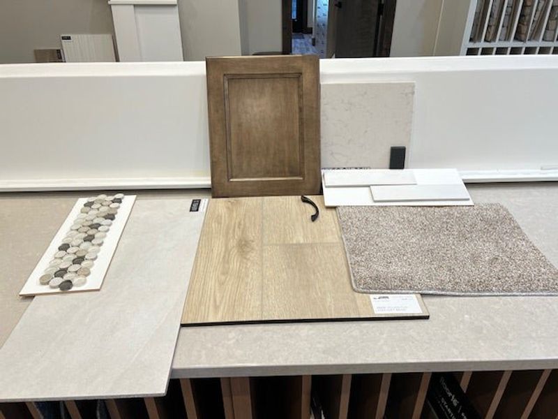 Sample of building materials used in homes in The Lakes at Centerra, Loveland (Image 27).