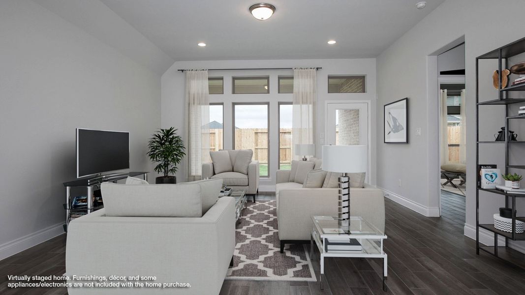 Furnished interior view inside a new home in Briggs Ranch, San Antonio (Image 6).