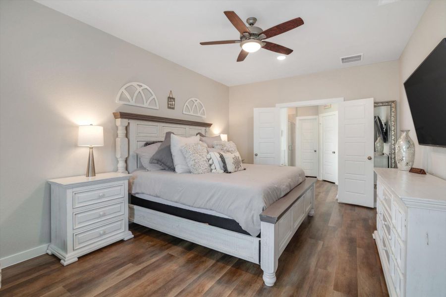 Furnished interior view inside a new home in Marvida, Cypress (Image 15).