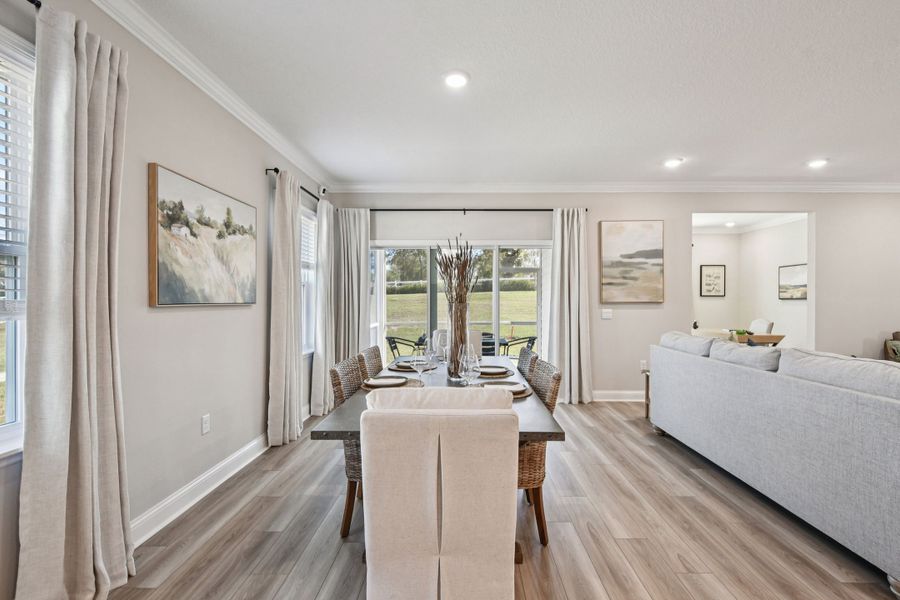 Representative furnished interior of a home built from the Drexel by Maronda Homes in Coastal Communities, Edgewater (Image 11).