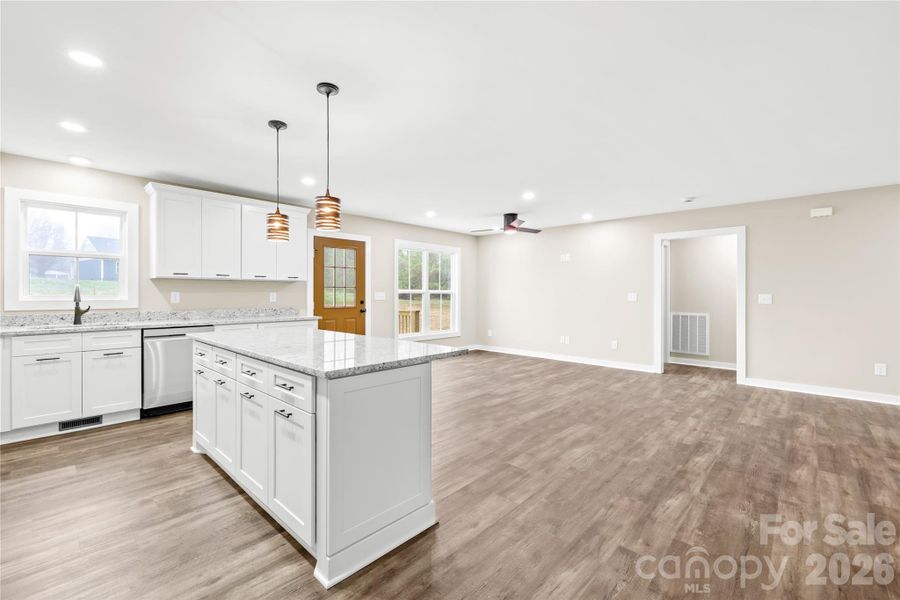 Furnished interior view inside a new home in , Statesville (Image 8).