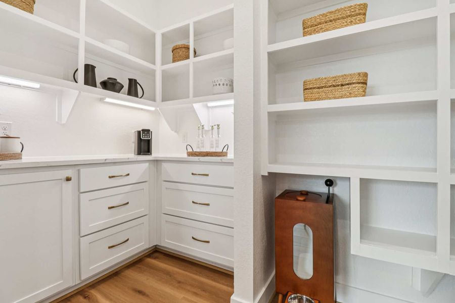 Representative furnished interior of a home built from the Lauren – 55′ Lot by Chesmar Homes in Attwater, Waller (Image 7).