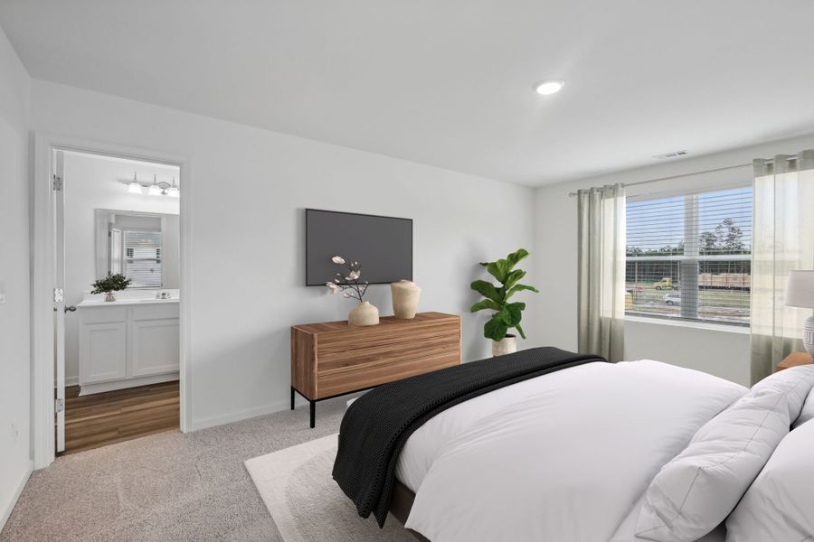 Representative furnished interior of a home built from the Celestial by Starlight Homes in Glenn Crossing, Durham (Image 9).
