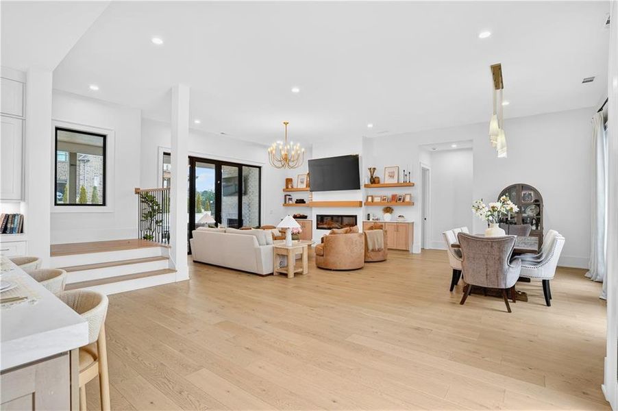 Furnished interior view inside a new home in , Hoschton (Image 10).