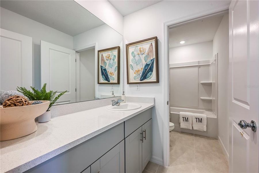 Furnished interior view inside a new home in Waterstone, Groveland (Image 29).