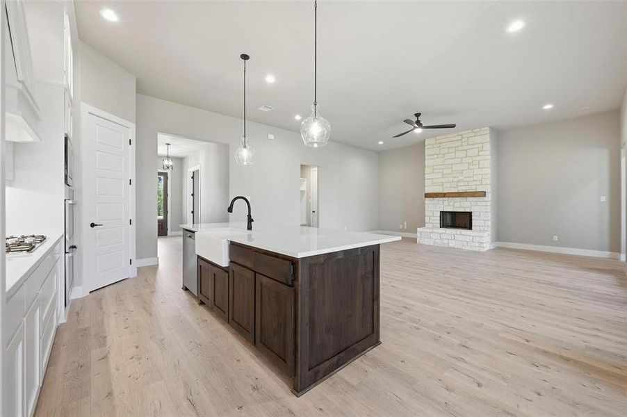 Furnished interior view inside a new home in LeTara, Haslet (Image 7).