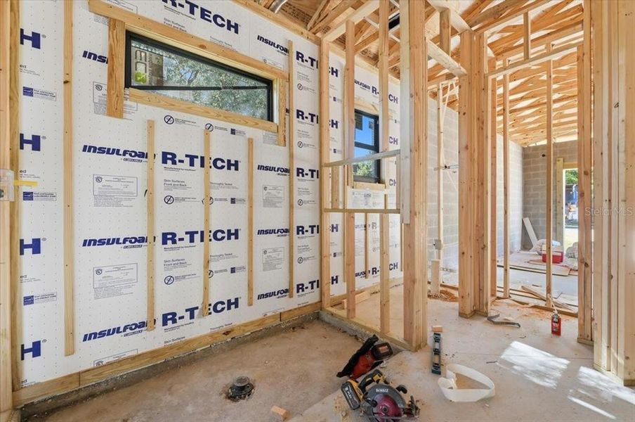In-progress construction of a new home in , Avon Park, FL (Image 30).